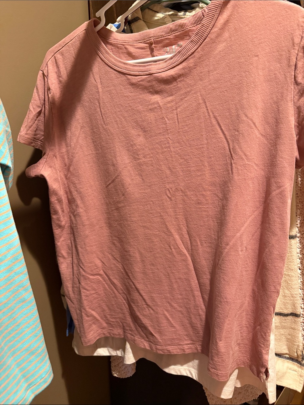 Women's Dusty Rose Short-Sleeve Tee